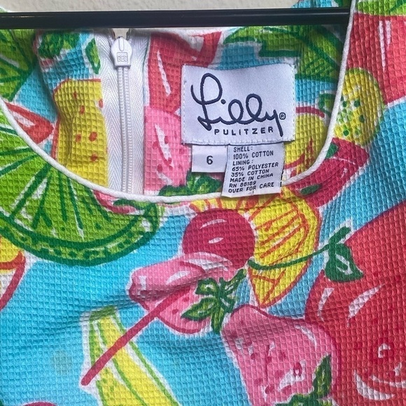 Lilly Pulitzer Tutti Frutti Shift Dress size 6 - Picture 4 of 6